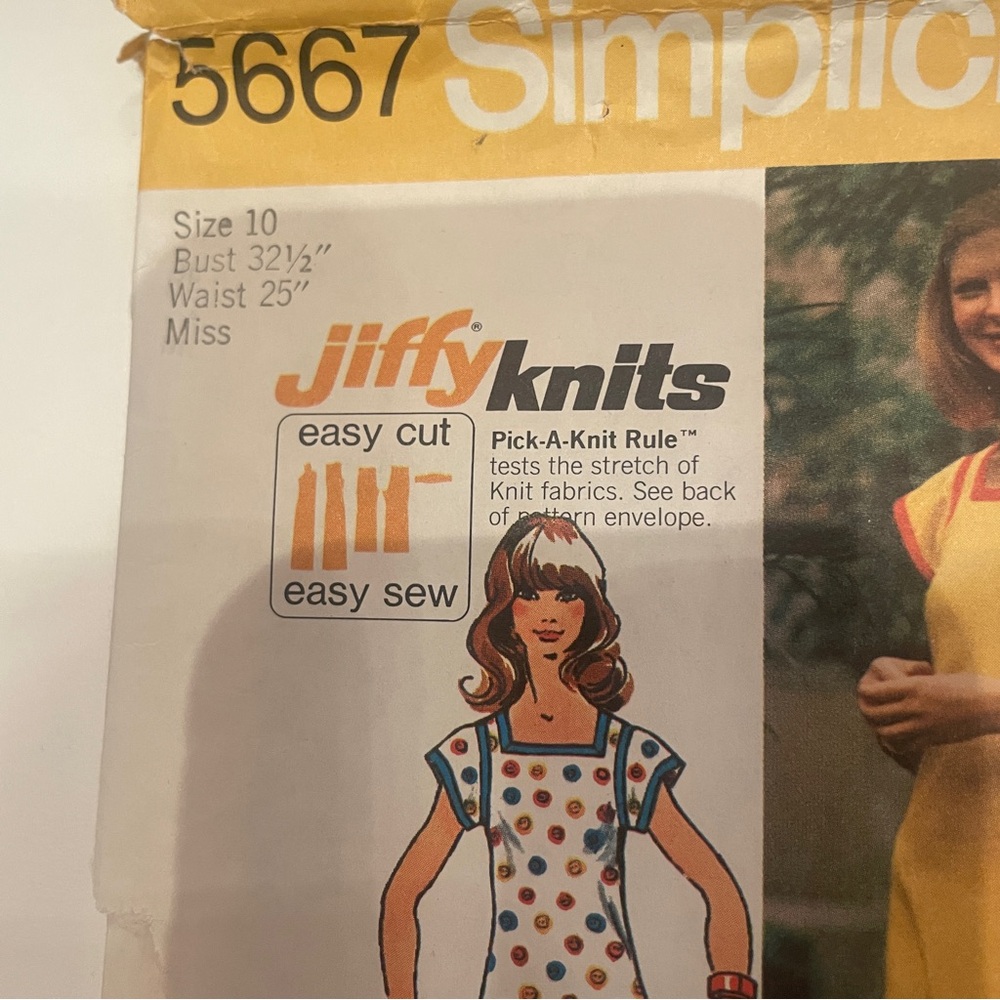 Two Simplicity 70’s Patterns - Picture 3 of 5
